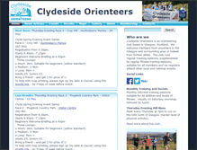 Tablet Screenshot of clydesideorienteers.org.uk